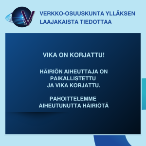 vika on korjattu